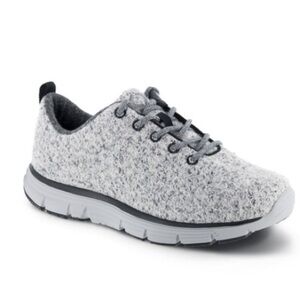 Apex Women's Natural Wool Knit Casual Shoe - Light Grey 8.5W no